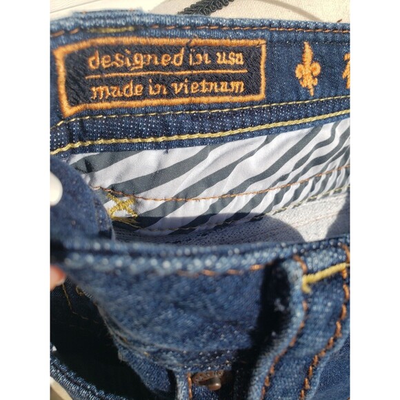 Rock Revival Jeans 25 Womens Blue Denim Jessica Skinny Leg Dark Wash Stretch - Picture 6 of 16